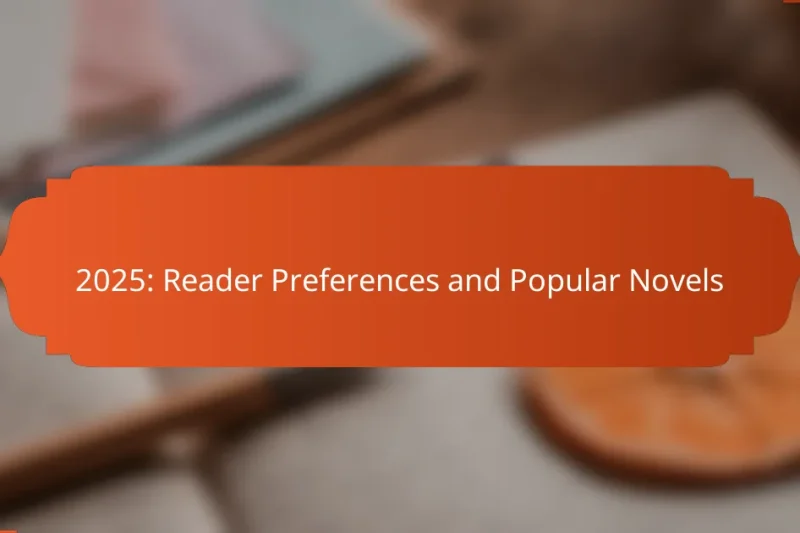 2025: Reader Preferences and Popular Novels