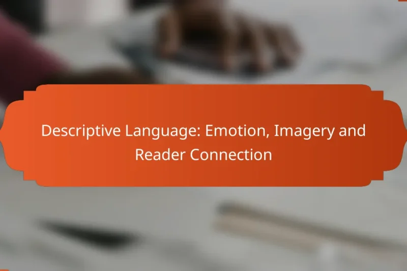 Descriptive Language: Emotion, Imagery and Reader Connection