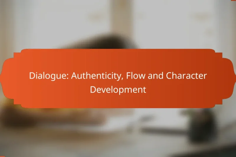 Dialogue: Authenticity, Flow and Character Development