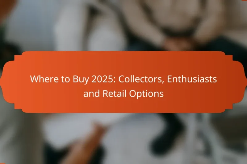 Where to Buy 2025: Collectors, Enthusiasts and Retail Options
